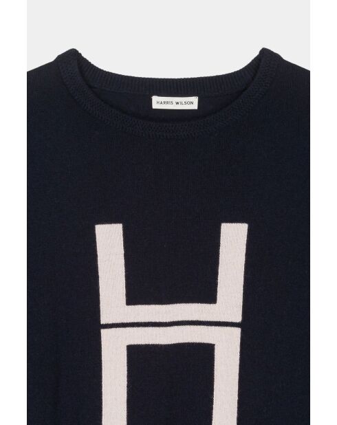 Maglione Romualdus navy 100% lana