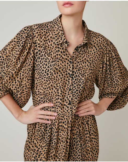 Abito leopardato Faulie