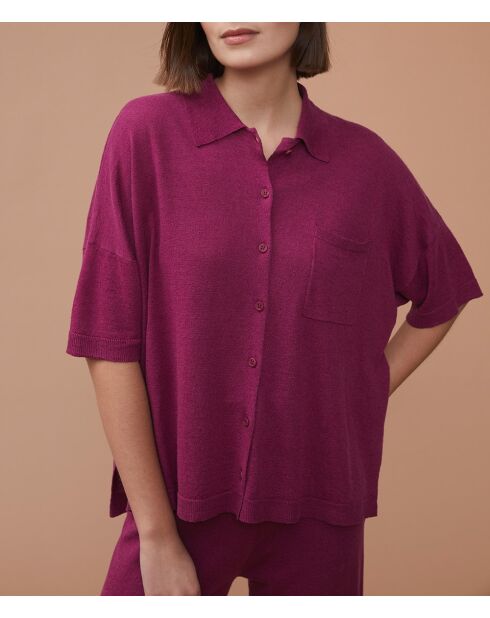 Chemise Nano bougainvillée