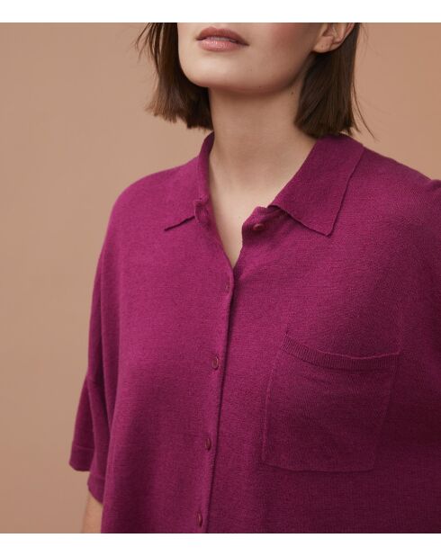 Chemise Nano bougainvillée