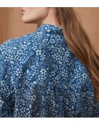 Lexia Jeanshemd mit Blumenmuster