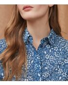 Lexia Jeanshemd mit Blumenmuster