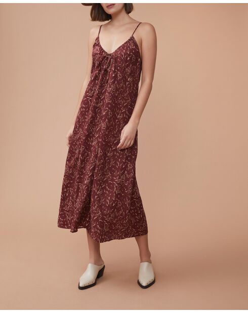 Lesline Camelia Kleid aus 100% Leinen