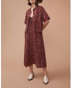 Vestido Lesline camelia 100% lino