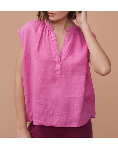 Laurela Laurier Top aus 100% Leinen