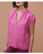 Laurela Laurier Top aus 100% Leinen