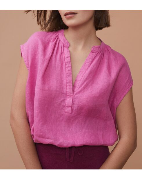 Laurela Laurier Top aus 100% Leinen