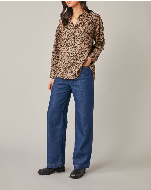 Chemise Fibiane léopard