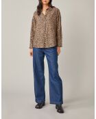 Chemise Fibiane léopard
