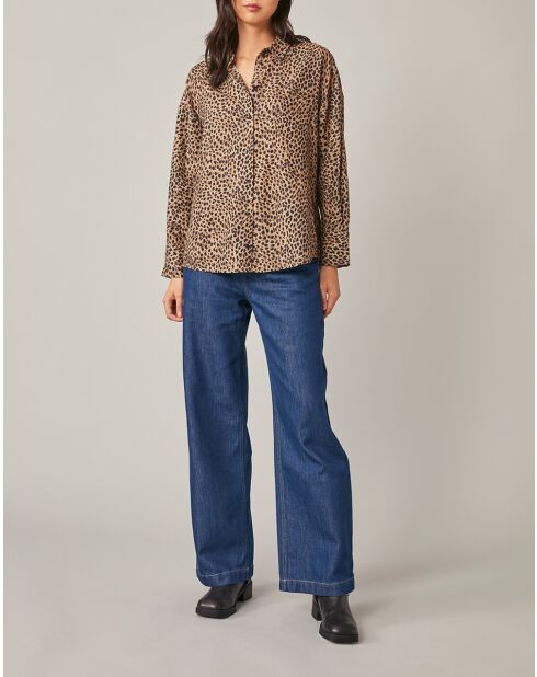 Chemise Fibiane léopard