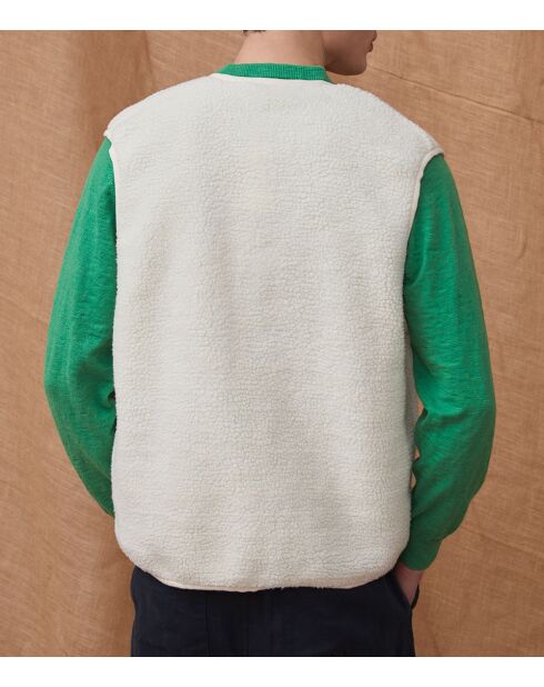 Ecru jasje zonder mouwen Odyssee