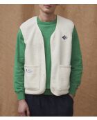 Ecru jasje zonder mouwen Odyssee