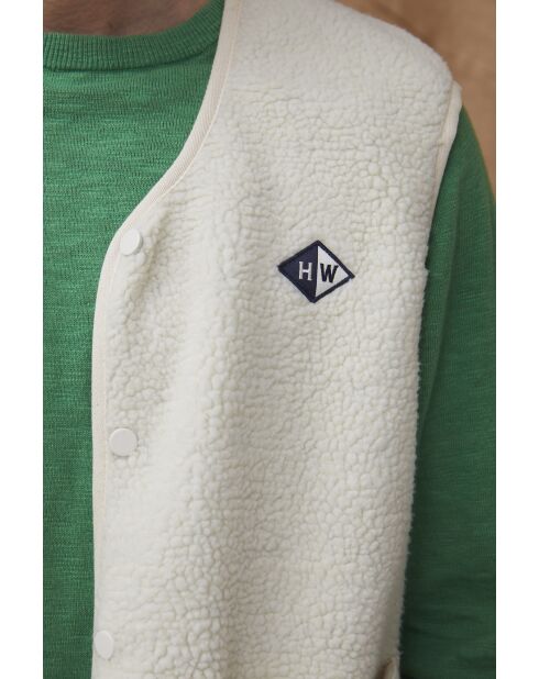 Ecru jasje zonder mouwen Odyssee