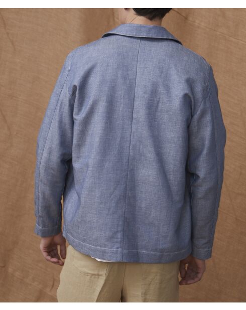 Giacca Varance Light Denim in cotone e lino