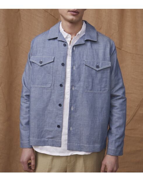 Giacca Varance Light Denim in cotone e lino