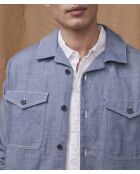 Giacca Varance Light Denim in cotone e lino