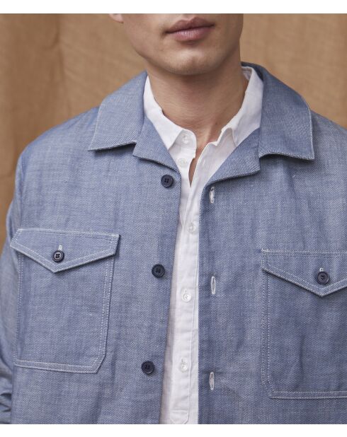 Giacca Varance Light Denim in cotone e lino