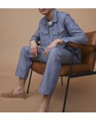 Giacca Varance Light Denim in cotone e lino