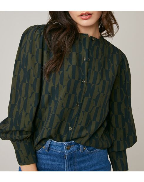 Blusa geometrica Fiji