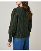 Blusa geometrica Fiji