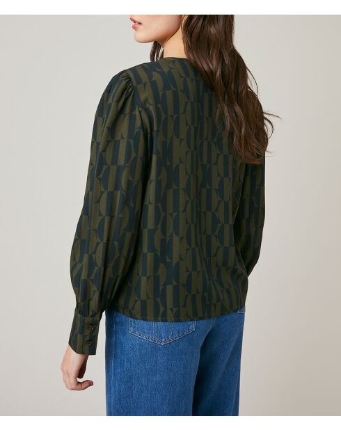 Blusa geometrica Fiji