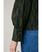 Blusa geometrica Fiji