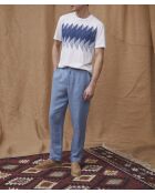 Pantalones Vany azules 100% lino