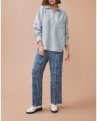 Opalbluse Laurence aus 100% Leinen