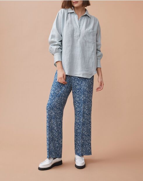 Opalbluse Laurence aus 100% Leinen