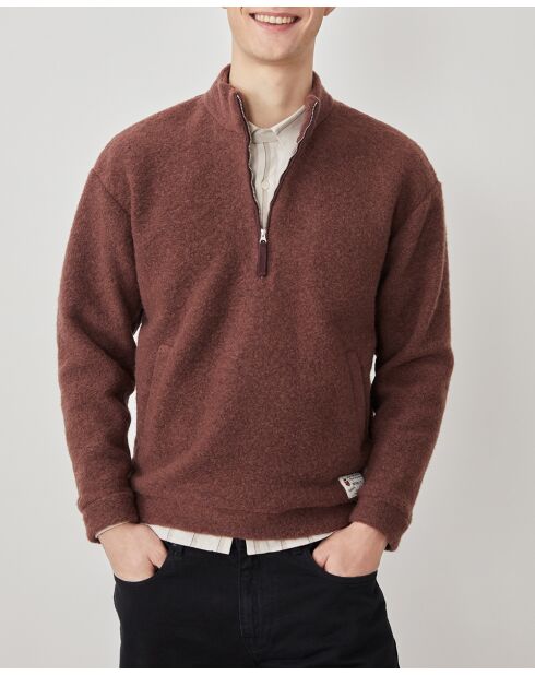 Pull en Laine mélangée Tonio terre