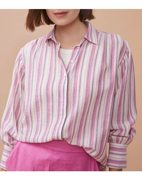 Lorenzo ray rosafarbenes Hemd