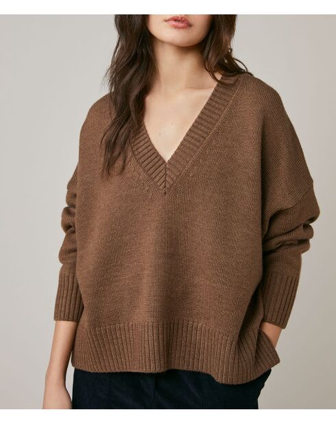 Pullover aus Chamois-Mischgewebe aus Enoly