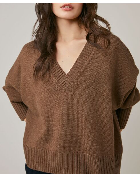 Pullover aus Chamois-Mischgewebe aus Enoly