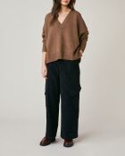 Pullover aus Chamois-Mischgewebe aus Enoly