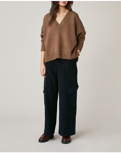 Pullover aus Chamois-Mischgewebe aus Enoly