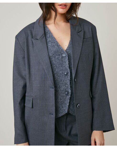 Giacca in misto lana Finley ray antracite