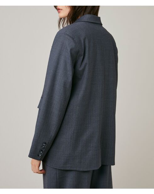 Giacca in misto lana Finley ray antracite