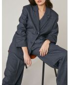 Giacca in misto lana Finley ray antracite