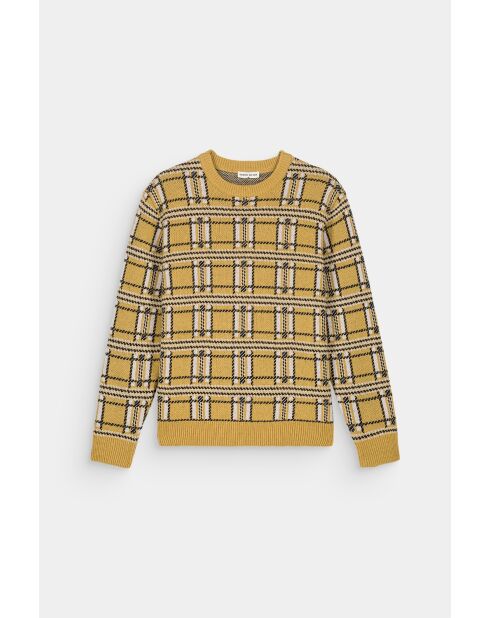 Jersey de jacquard 100% lana romana y citronela