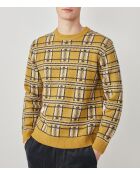 Jersey de jacquard 100% lana romana y citronela