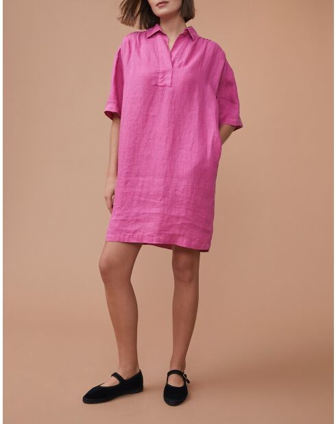 Laureen Laurier Kleid aus 100% Leinen