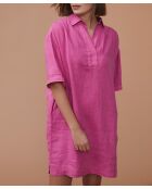 Laureen Laurier Kleid aus 100% Leinen