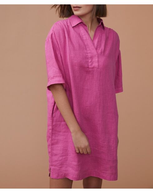 Laureen Laurier Kleid aus 100% Leinen