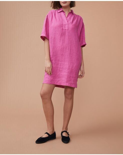 Laureen Laurier Kleid aus 100% Leinen