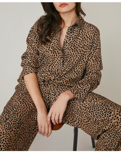 Chemise Faustine léopard