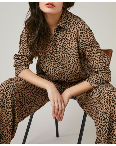 Chemise Faustine léopard