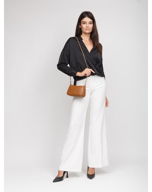 GM1557 goldbraune Ledertasche - 22x13x7cm