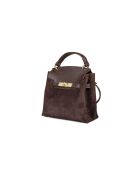 Sac GM1540 en cuir  brun - 23x19x11cm
