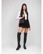 Sac GM1540 en cuir  brun - 23x19x11cm