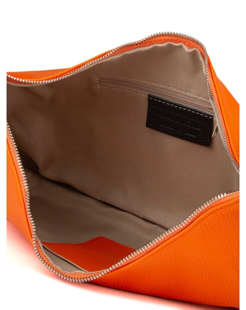 GM1511 oranje leren tas - 42x26x7cm
